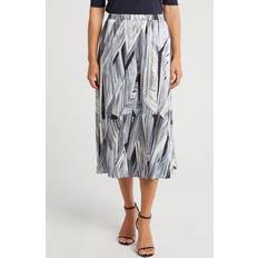 Adrianna Papell Skirts Adrianna Papell A-Line Midi Skirt - Geometric