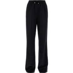 Moncler Dam Byxor Moncler Wool-Blend Drawstring Trackpants - Dam