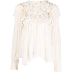 Blouses Isabel Marant Lace Detail Long Sleeve Blouse - Black Orchid EdP