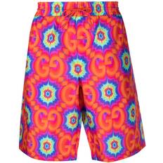 Gucci Swimwear Gucci GG-Pattern Swim Shorts - Orange