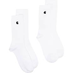 Carhartt WIP Unisex Underwear Carhartt WIP Embroidered Logo Knitted Socks - White