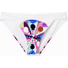 Desigual Badkläder Desigual Lacroix Bikini Bottoms - White