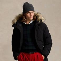 Polo Ralph Lauren Coats Polo Ralph Lauren Faux-Fur Trim Down Hooded Coat - Black