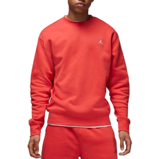 Nike Jordan Brooklyn Fleece Men's Crew-Neck Sweatshirt - Lobster/White