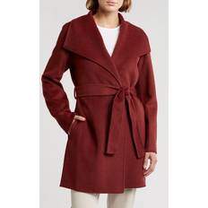 Tahari Wool Blend Coat - Terracotta