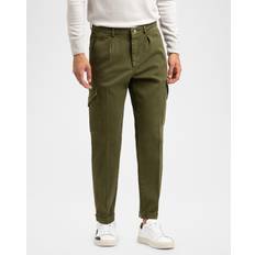 Boglioli Men's Military Cargo Pants - Olive