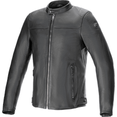 Alpinestars Clothing Alpinestars Blacktrack Leather Motorcycle Jacket - Black