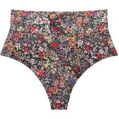 Lycra Swimwear Montce Mara Floral Added Coverage Bikini Bottom - High Rise