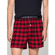 Tommy Hilfiger Men Sleepwear Tommy Hilfiger Flannel Sleep Short - Ruby