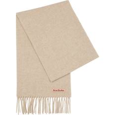 Acne Studios Accessories Acne Studios Canada Skinny Wool Scarf - Cream