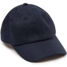 Linen - Men Accessories Falconeri Pure Linen Baseball Cap - Blue