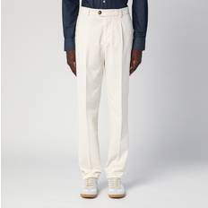 Corduroy Pants & Shorts Brunello Cucinelli Corduroy Trousers - White