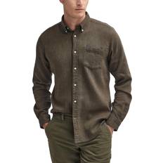 Barbour Women Shirts Barbour Buckley Tailored Fit Herringbone Shirt - Stone