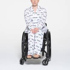 XXS Pyjamas SKIMS Cotton Poplin Pajama Paralympic Long Set - White