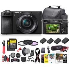 Sony a6700 Mirrorless Vlogger Camera With 16-50mm Lens VideoMic More Bundle