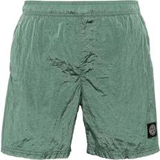 Stone Island Men Swimwear Stone Island Compass Patch Swim Shorts - Green