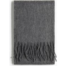 H&M Men Scarfs H&M Brushed Finish Scarf - Gray