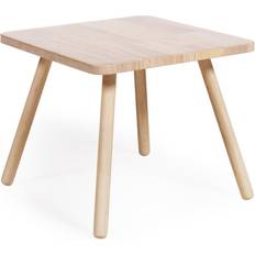 LaForma Kindertisch Dilcia Aus Gummibaumholz Beige