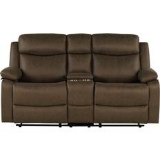 Global Furniture USA U6026 Dark Brown Sofa 70" 2 Seater