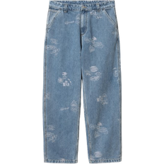 Carhartt WIP Clothing Carhartt WIP Stamp Pant - Stamp Print/Blue