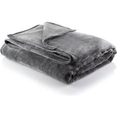 Minky Super Soft Luxury Blankets Grey (180x135cm)