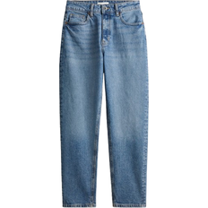 H&M Slim Mom High Ankle Jeans - Denim Blue