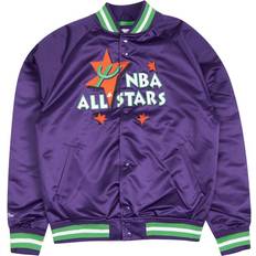 Satin Ytterkläder Mitchell & Ness Lightweight Satin Jacket Lila