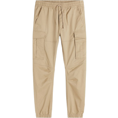 H&M Slim Fit Cargo Joggers - Beige