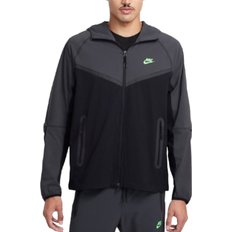 Tech Woven Jacket Men - Black/Anthracite/Green Strike