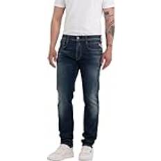 Replay Slim Fit Jeans Anbass Hyperflex - Mörkblå