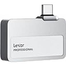 LEXAR Professional Go Portable SSD, 1 TB, silver, GL