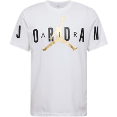 Nike Jordan Air Men's Stretch T-shirt - White/Metallic Gold/Black