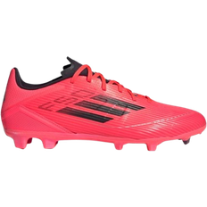 Firm Ground (FG) - Textile Football Shoes adidas F50 League FG/MG - Turbo/Aurora Black/Platinum Metallic