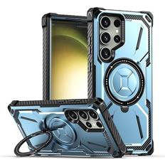 Howgari Shockproof Case with Stand, Magnetic Ring for Galaxy S23+