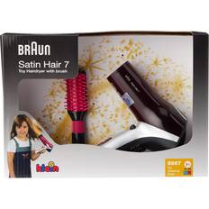 Sound Stylist Toys Klein Braun Satin Hair 7 Hairdryer with Brush 5867