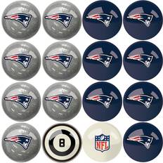 NFL Sports Fan Products Imperial New England Patriots Billiard Ball Set With Numbers