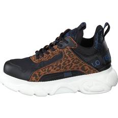 Buffalo Cld Chai Leopard Sneakers - Black