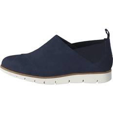 Blåa - Dam Oxford Nude of Scandinavia Luna Mohair Slip-On Shoes - Blue