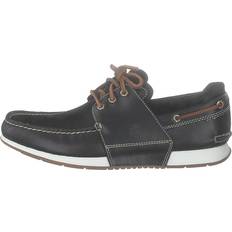 Noir Chaussures bateau Timberland Heger's Bay 3 Eye Loafers - Black/Svart