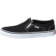 Vans Mn Asher Slip-On Sneakers - Black/White