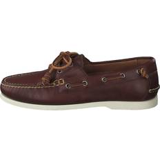 Merton Leather Boat Shoe - Brun