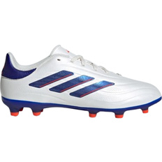 Adidas Kid's Copa Pure 2 League FG - Cloud White/Lucid Blue/Solar Red