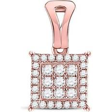 Diamond - Rose Gold Charms & Pendants GND 0.25 CTW 14KT Rose Gold Diamond Pendant