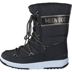 Moon Boot Vinterskor Barnskor Moon Boot Mb We Quilted Jr Met Wp - Black/Copper