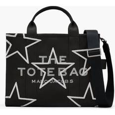 Marc Jacobs The Star Canvas Medium Tote Bag in Black