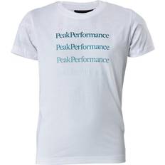 Peak Performance Pojkar T-shirts Peak Performance Junior Ground Tee - White