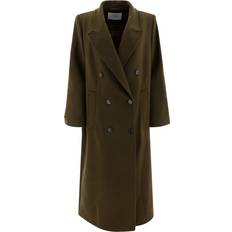 Ivy Oak Double-Breasted Coat - Green