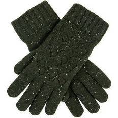 Green Gloves Dents Lace Knit Gloves - Olive