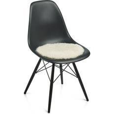 Chair Cushions Natures Collection Short Wool Curly Sheepskin Seat Cover Ø38 cm Chair Cushions