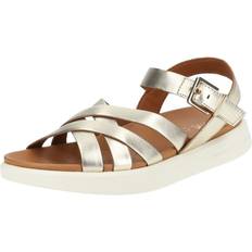 Mujer - Oro Sandalias Geox Sandalette Damen - Goldfarben